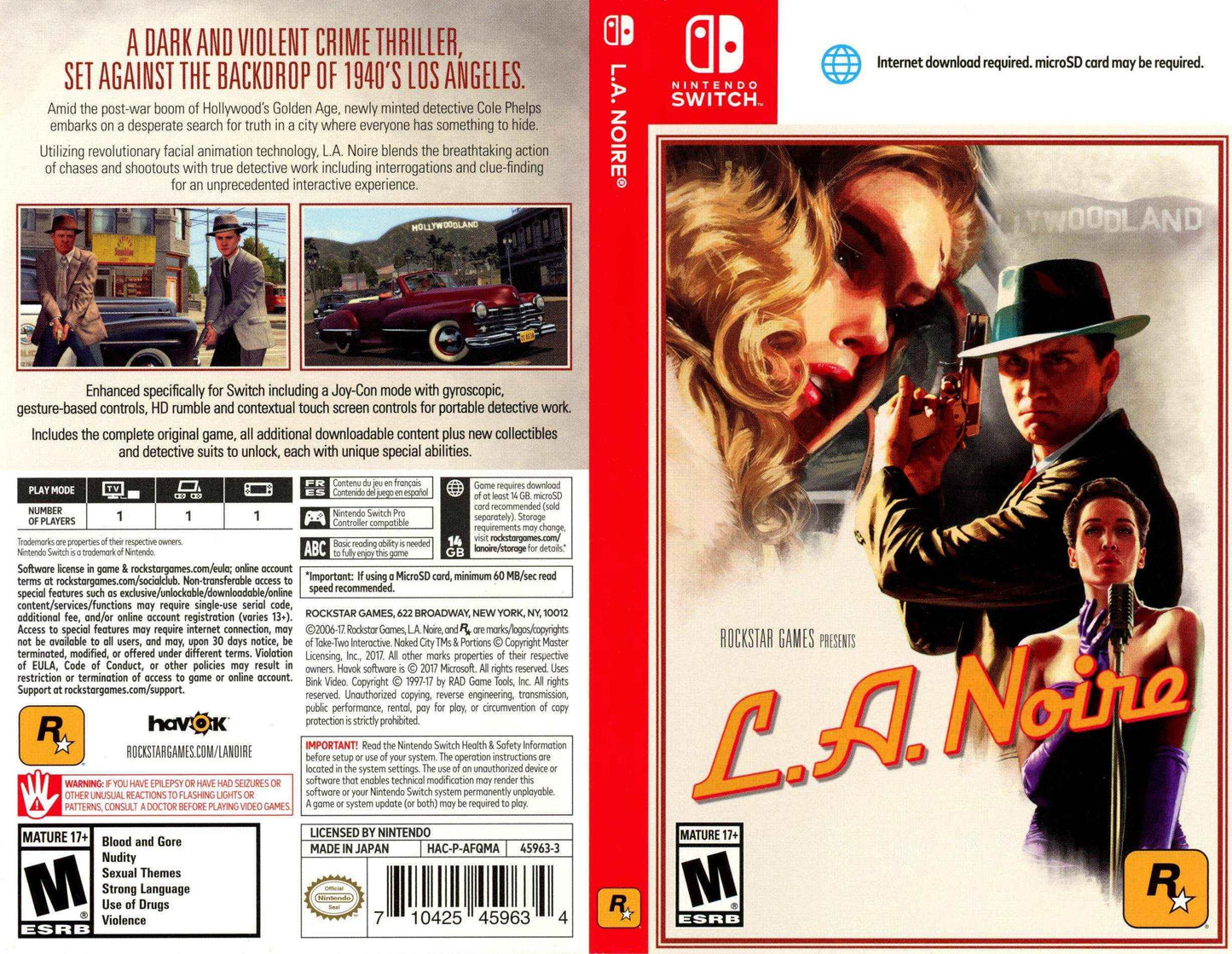 L.A. Noire Cover Art - WOI Solutions