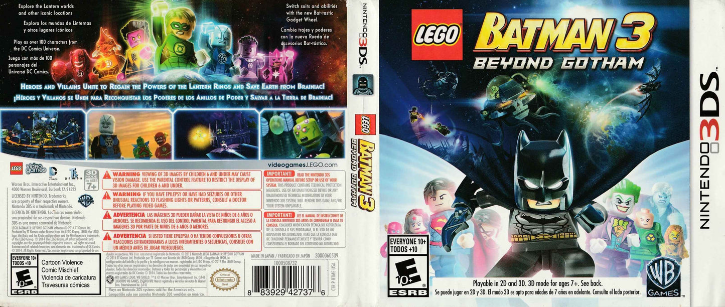 LEGO Batman 3 Beyond Gotham Cover Art - WOI Solutions