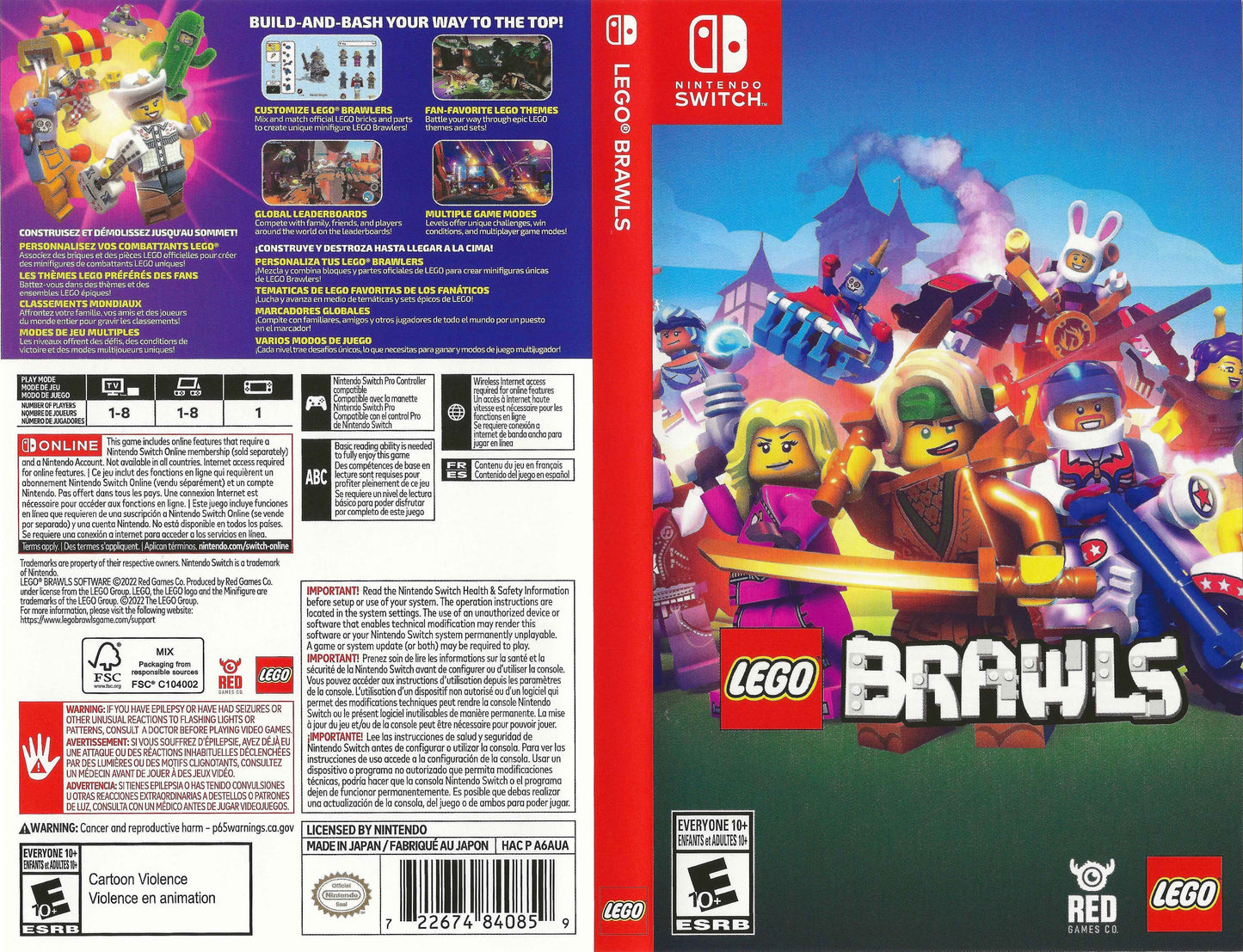 LEGO Brawls Cover Art - WOI Solutions