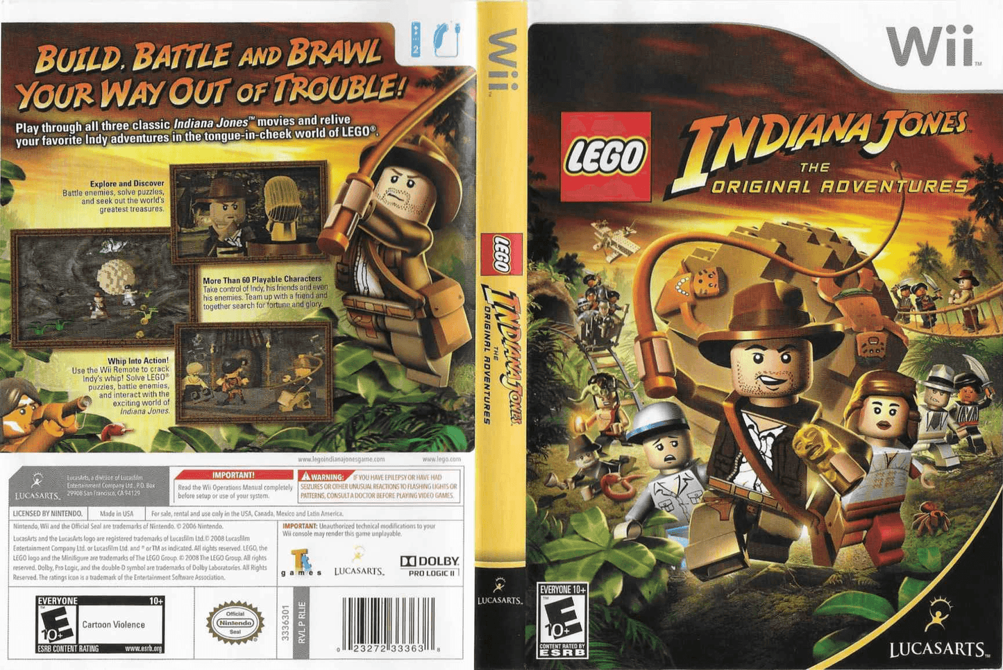 LEGO Indiana Jones The Original Adventures Cover Art - WOI Solutions