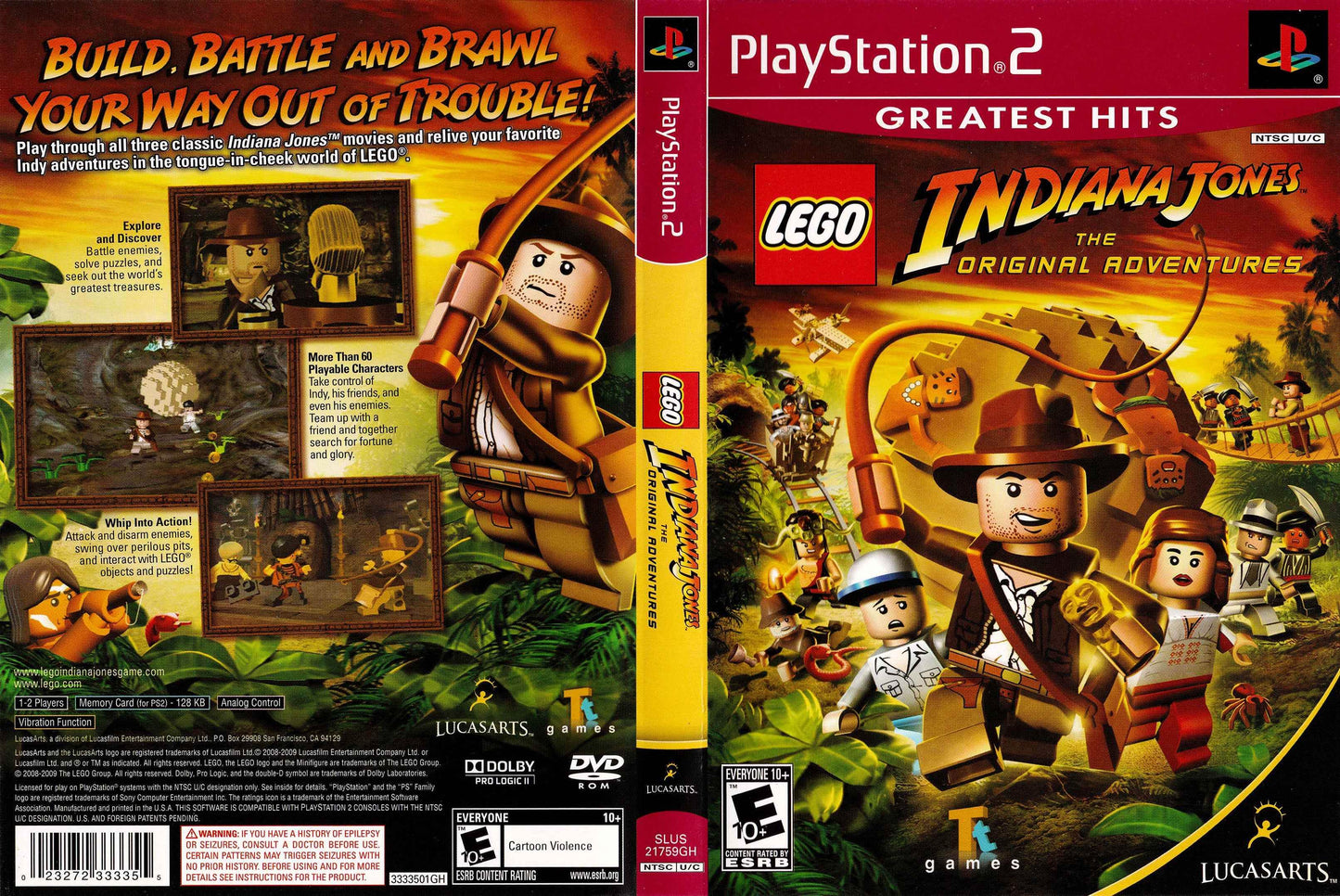 LEGO Indiana Jones The Original Adventures Cover Art - WOI Solutions