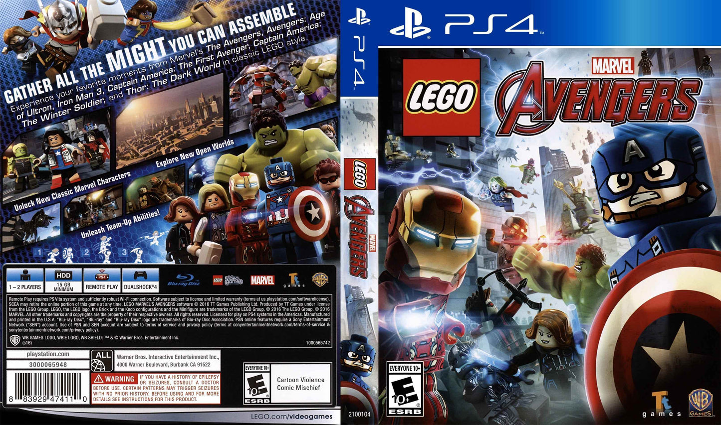 LEGO Marvel's Avengers Cover Art - WOI Solutions