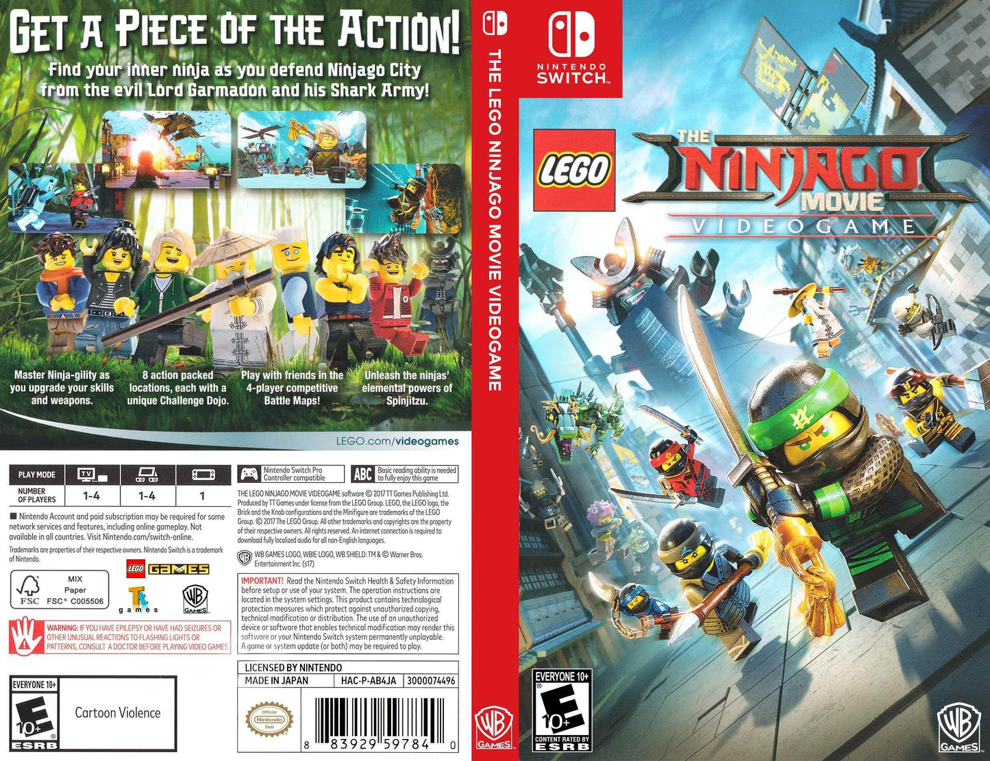 LEGO Ninjago Movie Videogame, The Cover Art - WOI Solutions