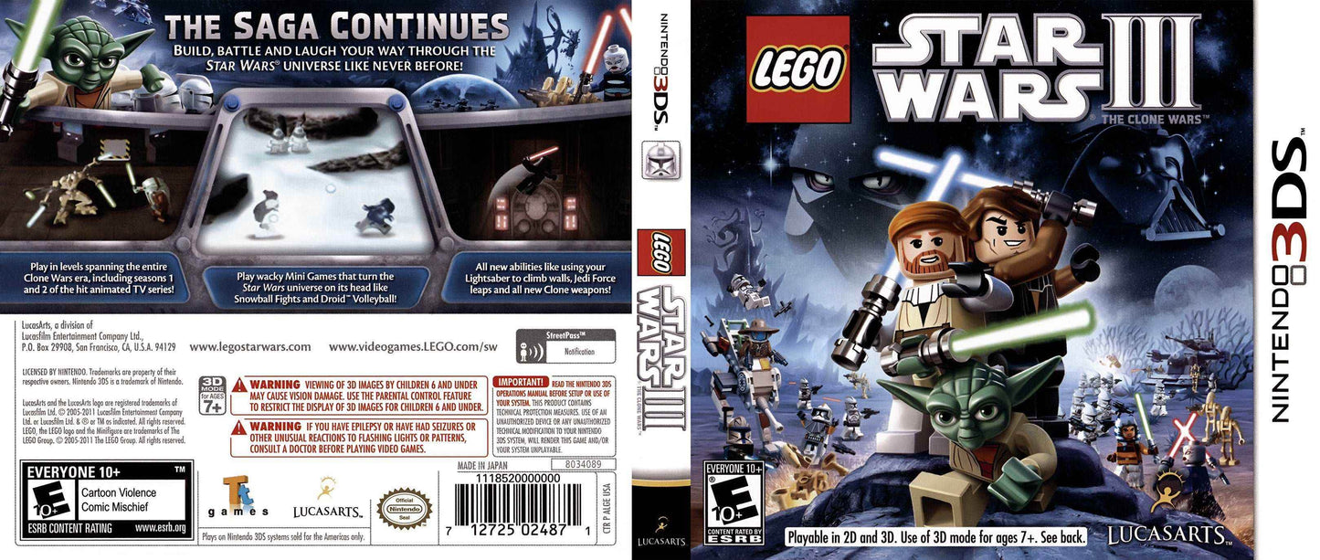 LEGO Star Wars III Cover Art - WOI Solutions