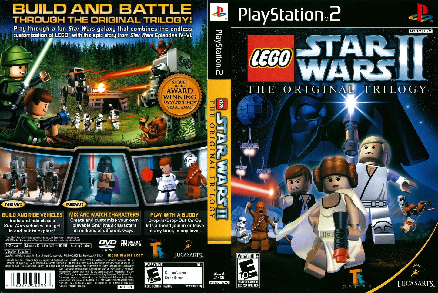 LEGO Star Wars II The Original Trilogy Cover Art - WOI Solutions
