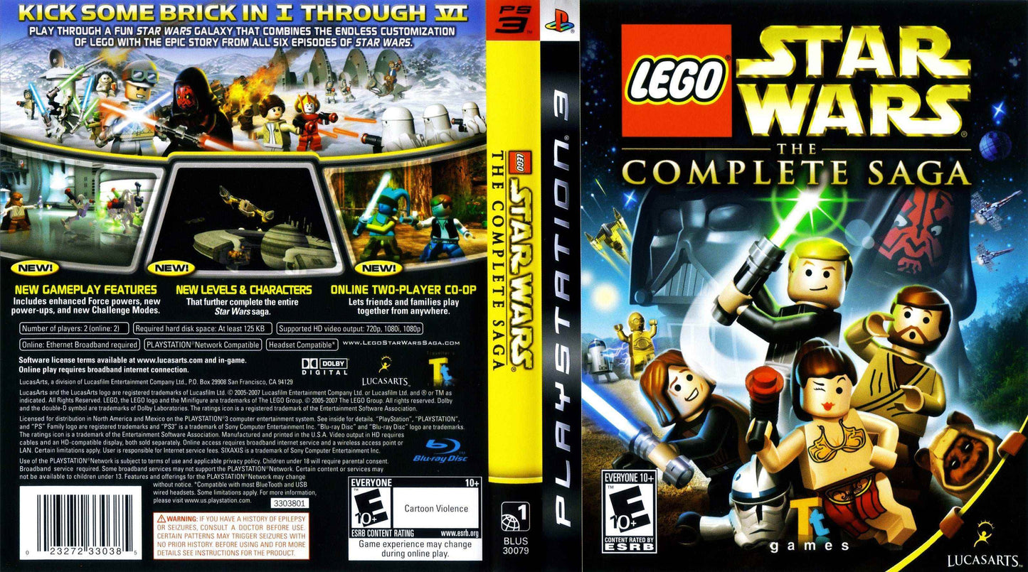 LEGO Star Wars The Complete Saga Cover Art - WOI Solutions