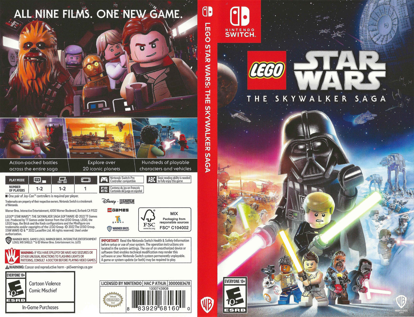 LEGO Star Wars The Skywalker Saga Cover Art - WOI Solutions