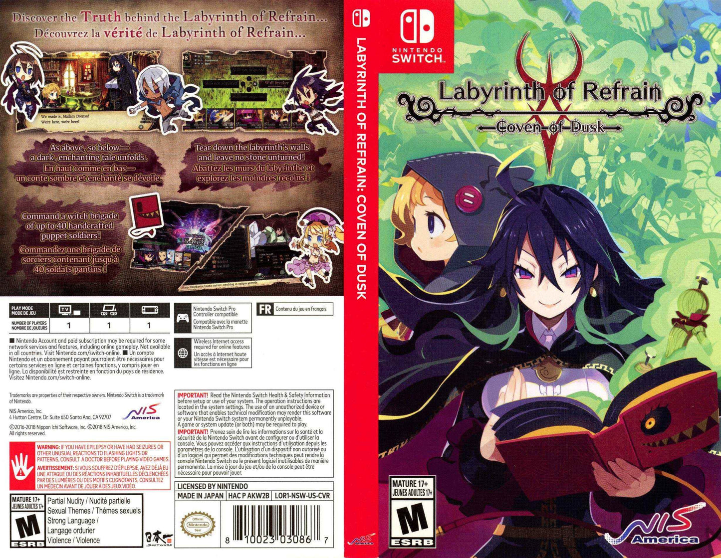 Labyrinth of Refrain Coven of Dusk Cover Art - WOI Solutions