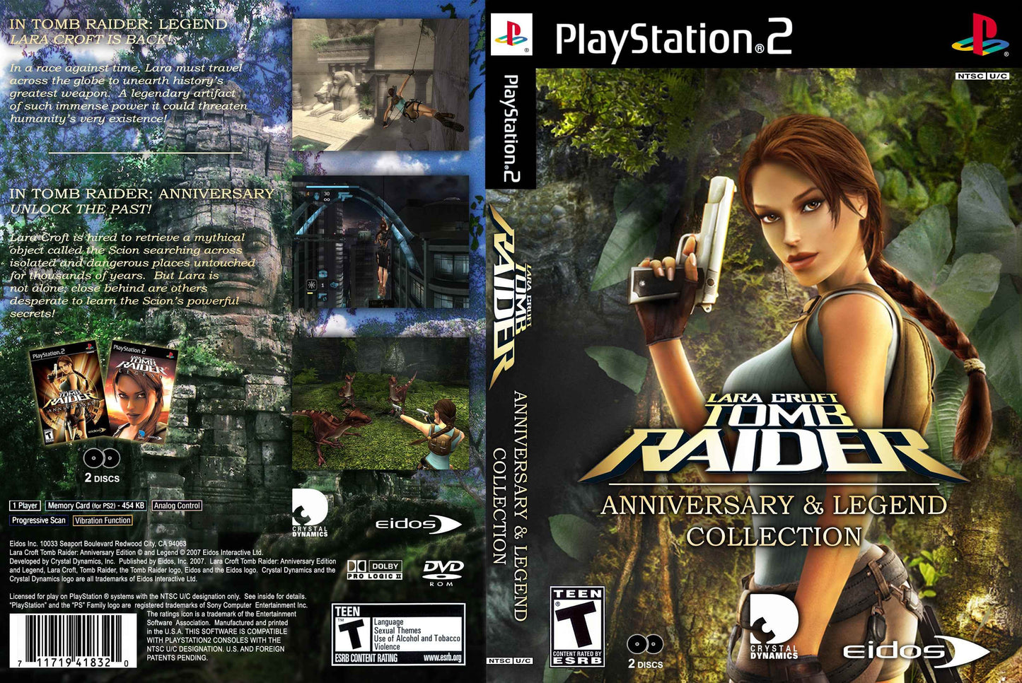 Lara Croft Tomb Raider Anniversary & Legend Collection Cover Art - WOI Solutions