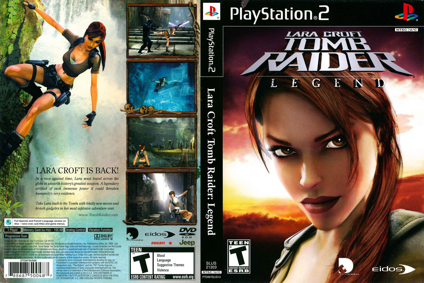 Lara Croft Tomb Raider Legend Cover Art - WOI Solutions