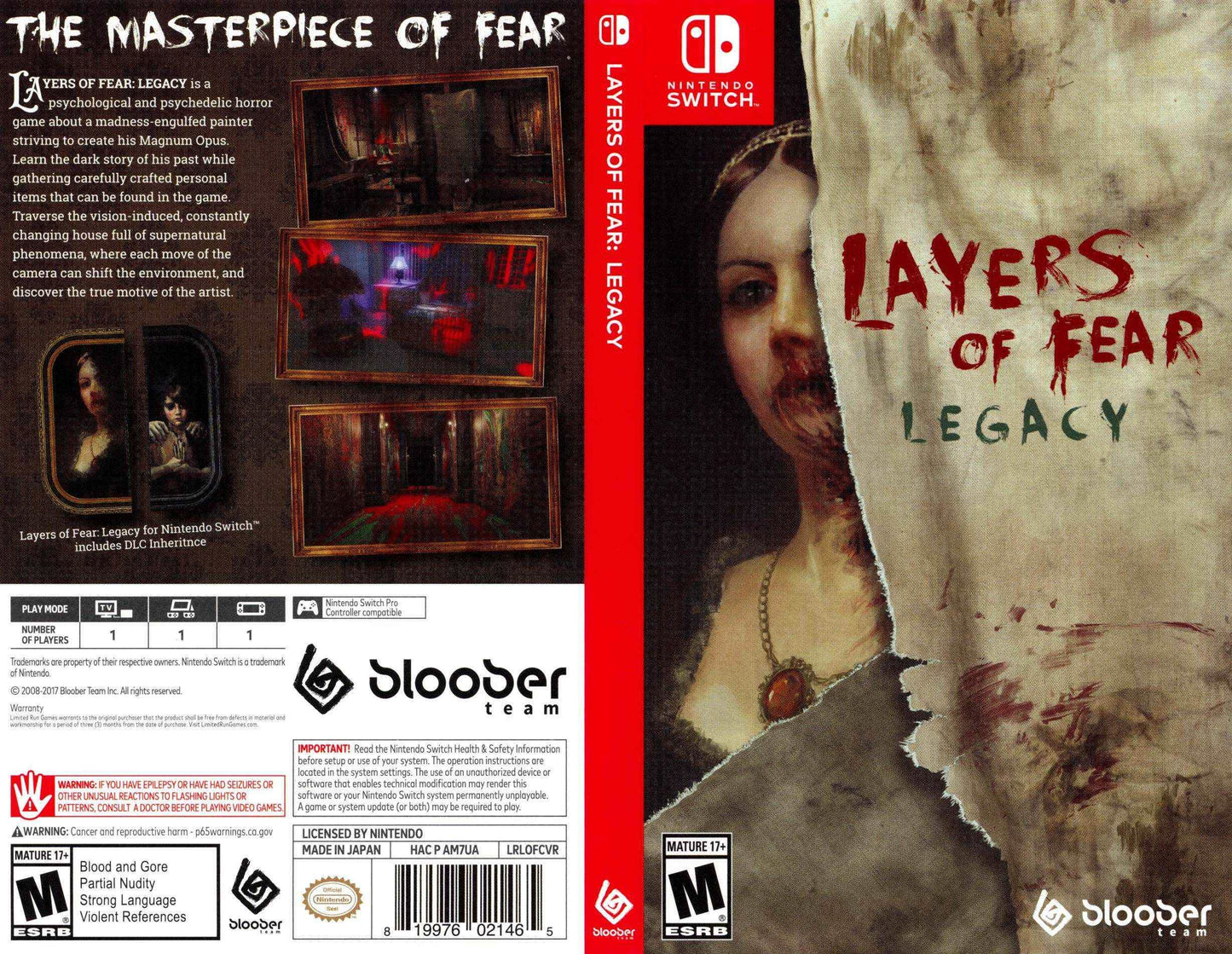 Layers of Fear Legacy Cover Art - WOI Solutions