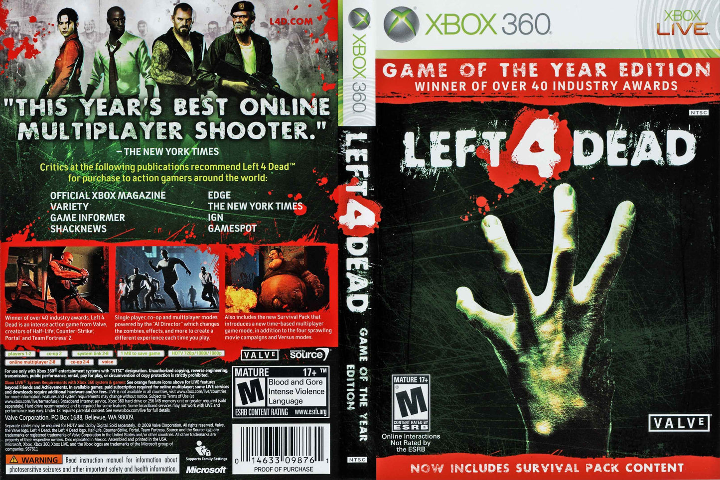 Left 4 Dead Cover Art - WOI Solutions