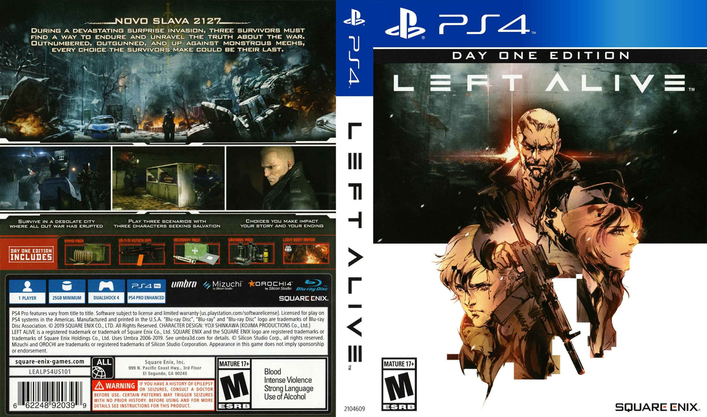 Left Alive Cover Art - WOI Solutions