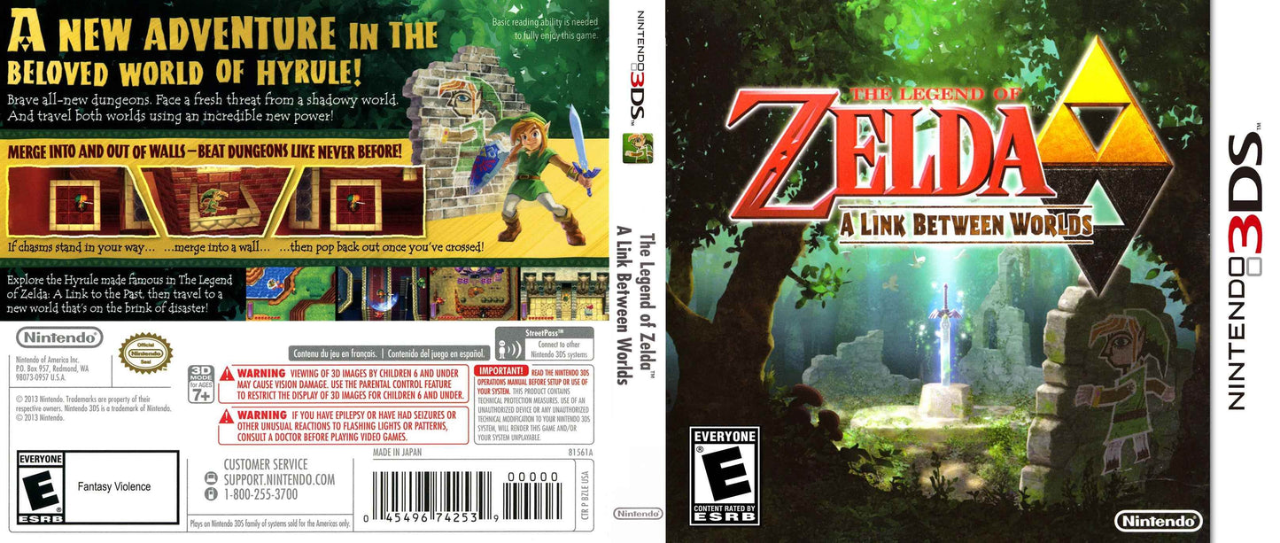 Legend of Zelda A Link Between Worlds, The Cover Art - WOI Solutions