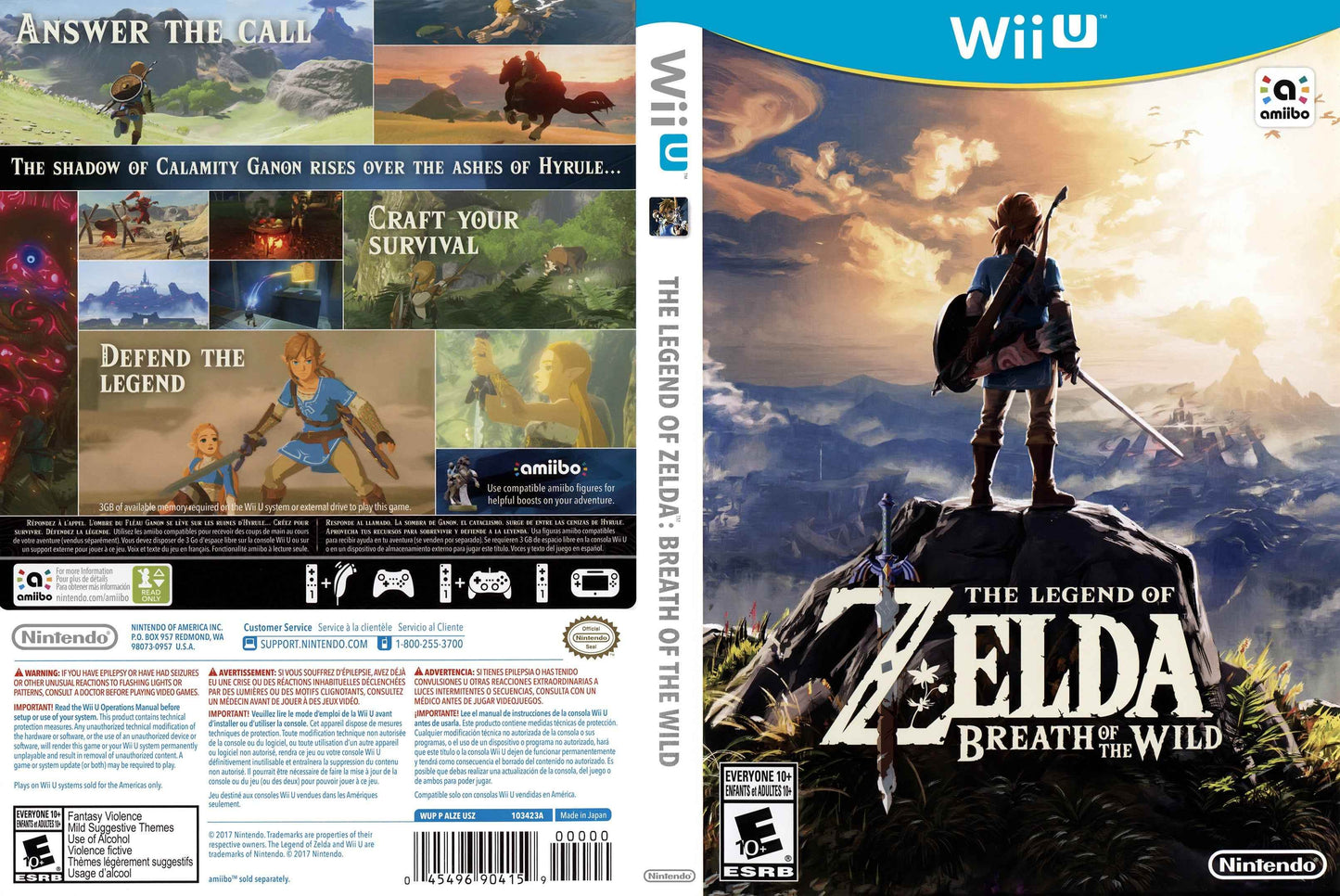 Legend of Zelda Breath of the Wild, The Cover Art - WOI Solutions