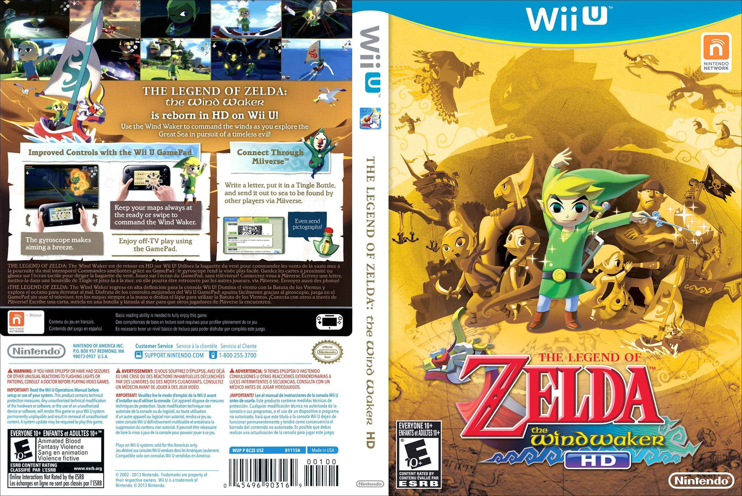 Legend of Zelda the Wind Waker HD, The Cover Art - WOI Solutions