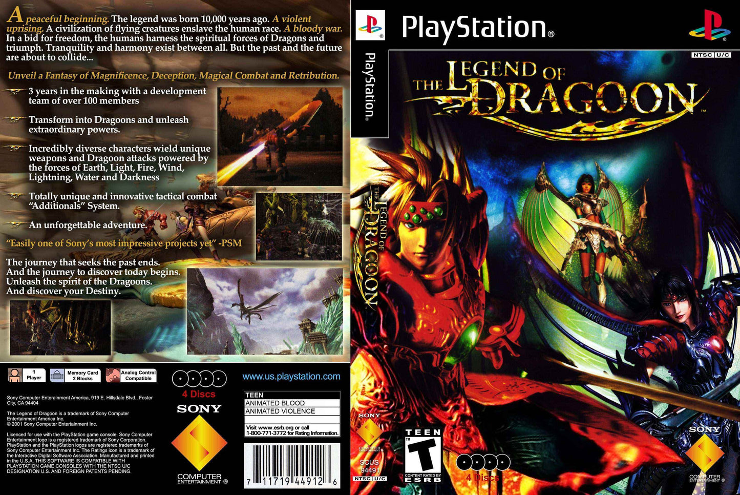 Legend of Dragoon, The Cover Art - WOI Solutions