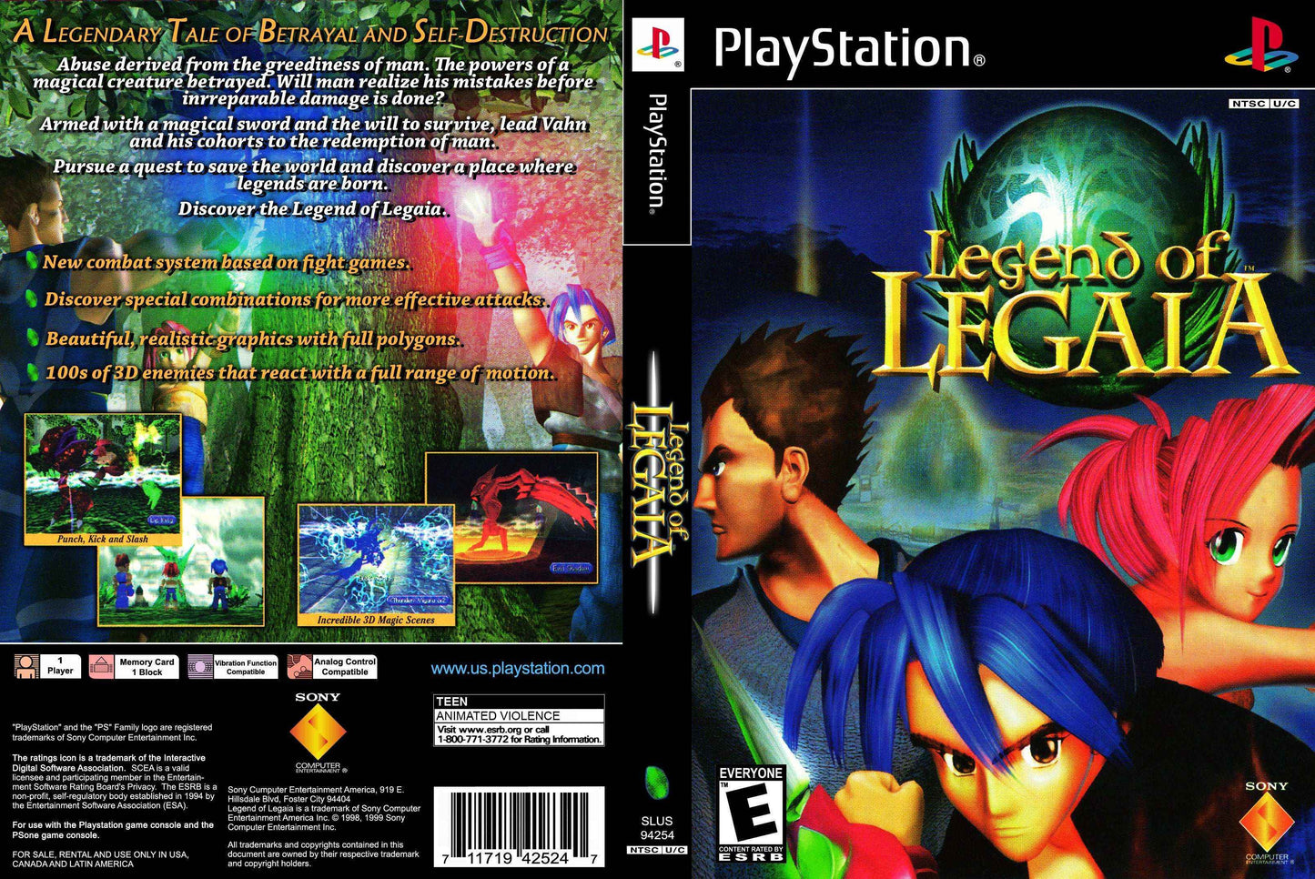 Legend of Legaia Cover Art - WOI Solutions