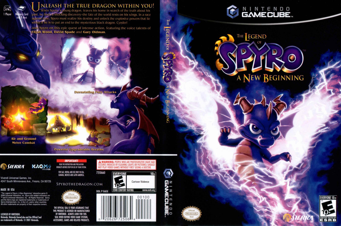 Legend of Spyro A New Beginning, The Cover Art - WOI Solutions