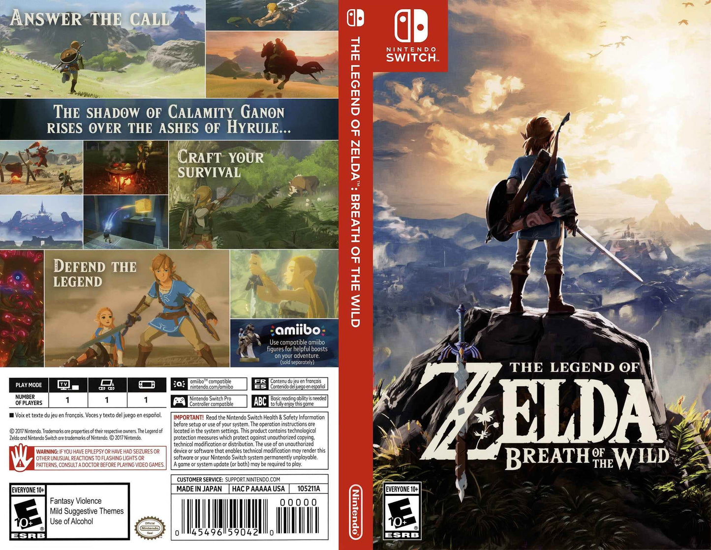 Legend of Zelda Breath of the Wild, The Cover Art - WOI Solutions