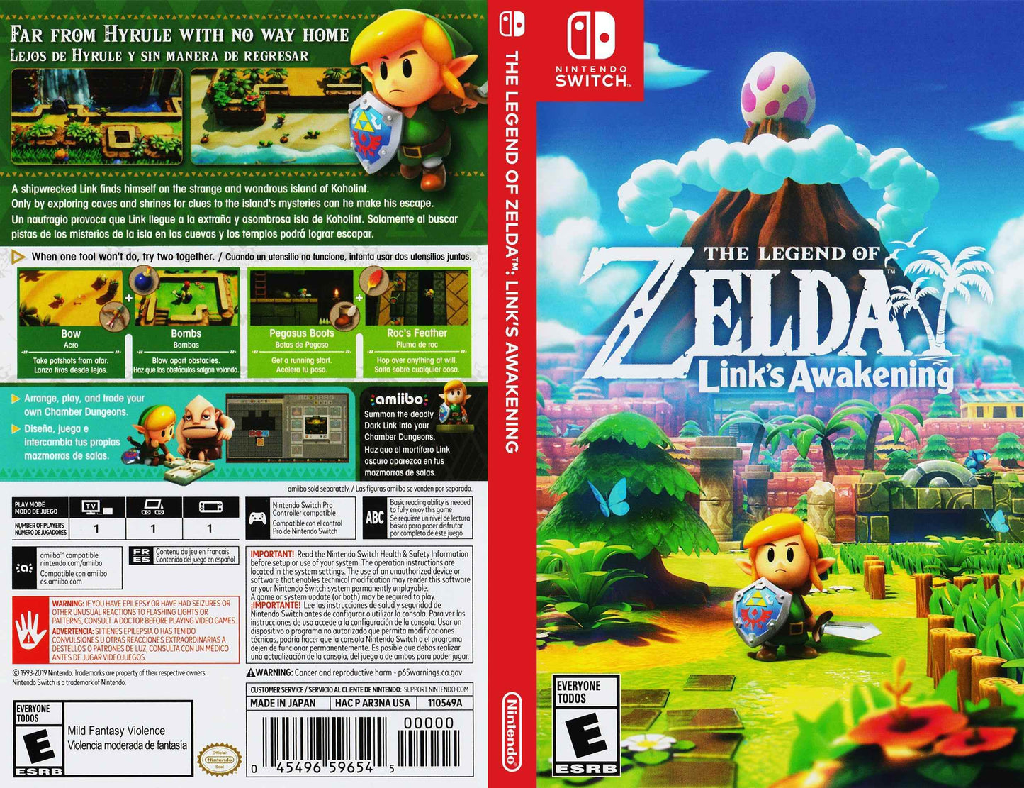Legend of Zelda Link's Awakening, The Cover Art - WOI Solutions