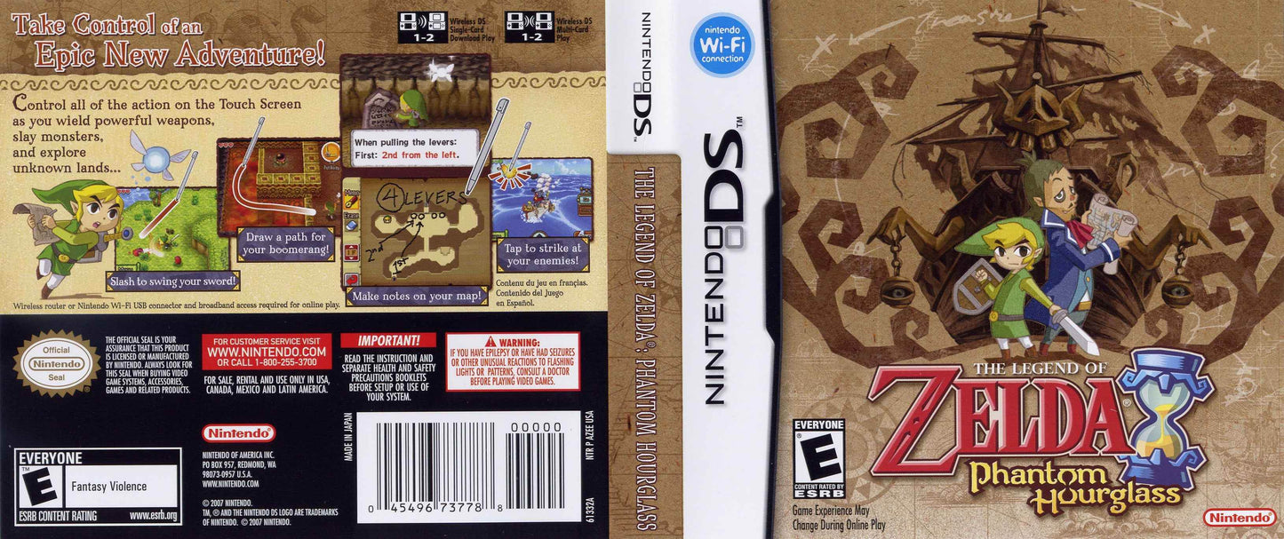 Legend of Zelda Phantom Hourglass, The Cover Art - WOI Solutions