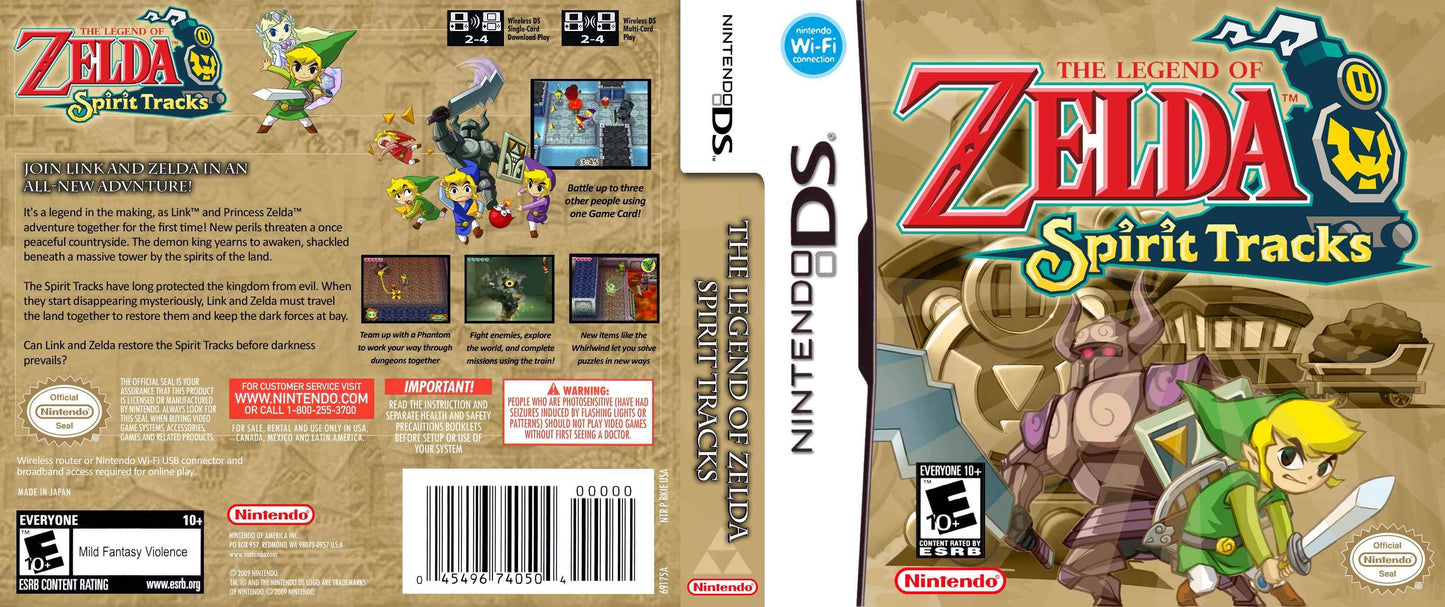 Legend of Zelda Spirit Tracks Cover Art - WOI Solutions