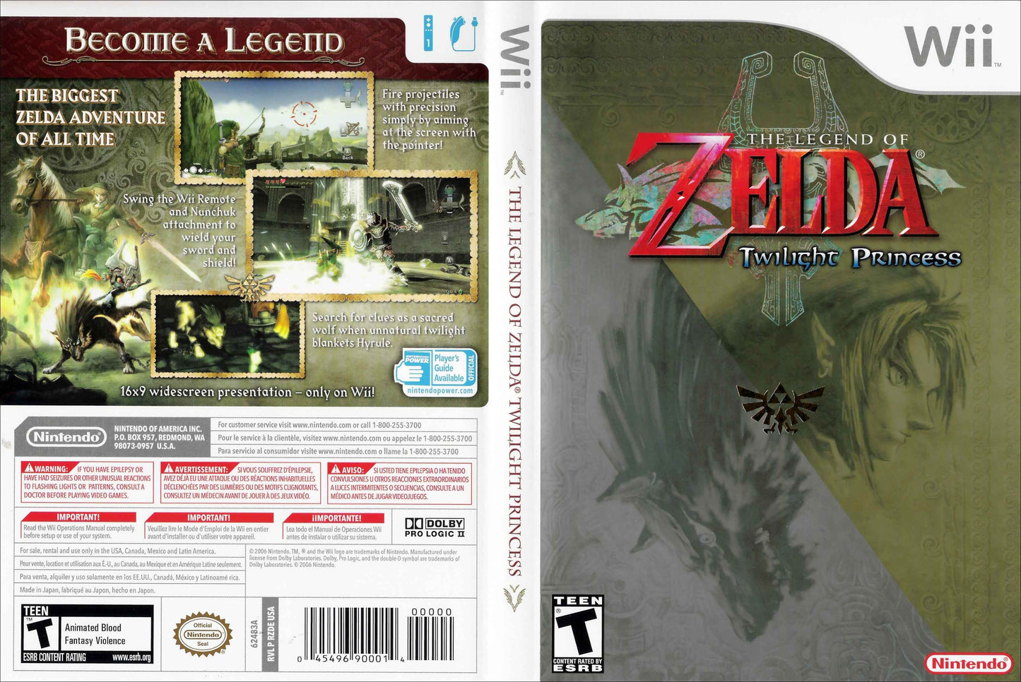 Legend of Zelda Twilight Princess, The Cover Art - WOI Solutions