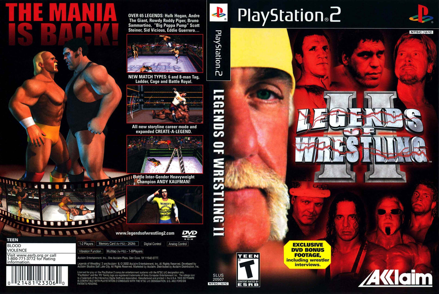 Legends of Wrestling II Cover Art - WOI Solutions