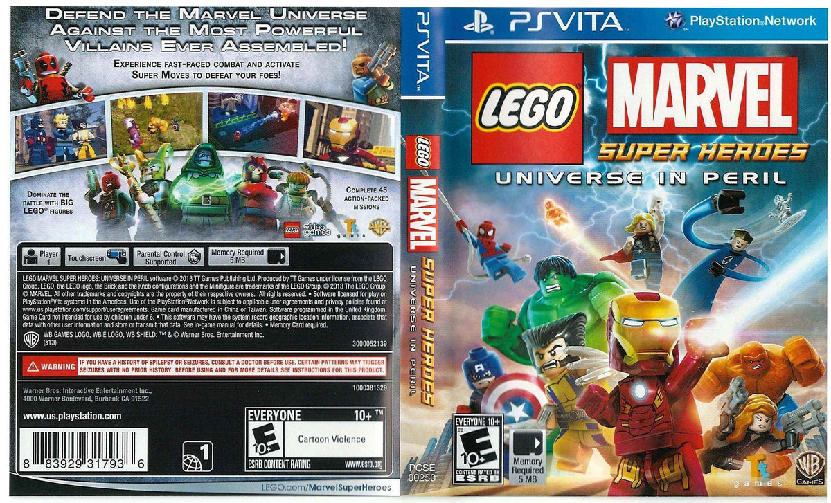 Lego Marvel Super Heroes Cover Art - WOI Solutions