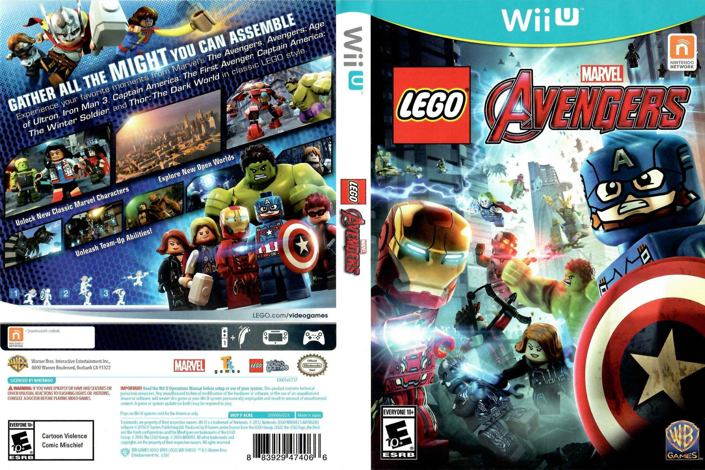 Lego Marvel's Avengers Cover Art - WOI Solutions
