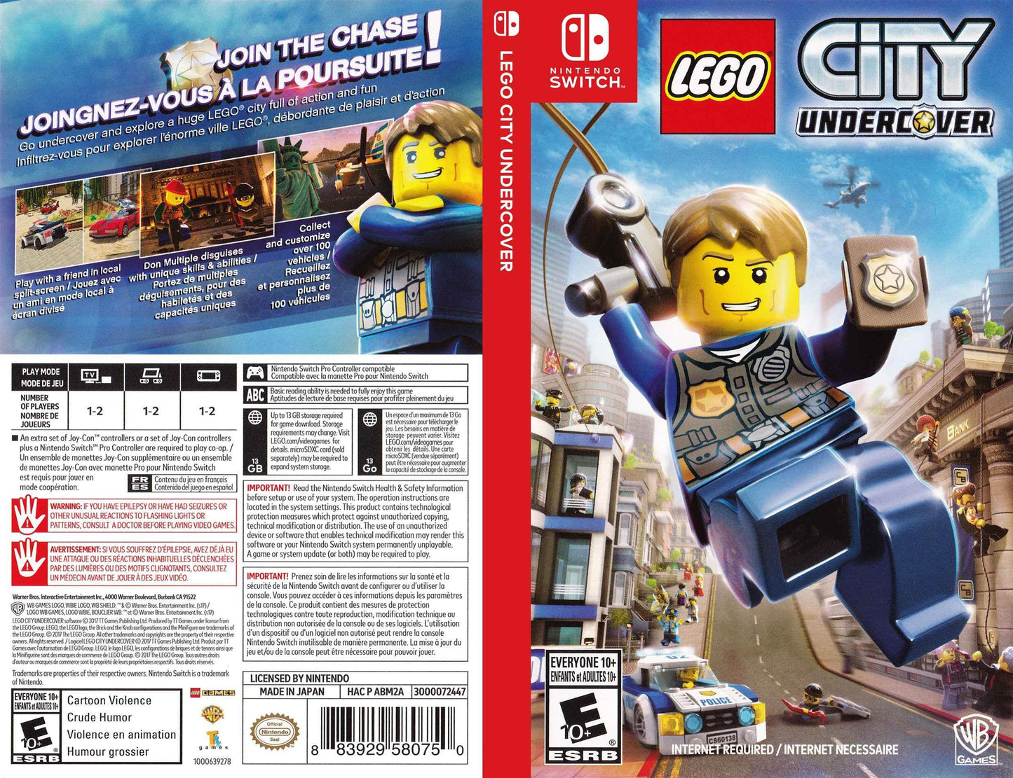 Lego City Undercover Cover Art - WOI Solutions