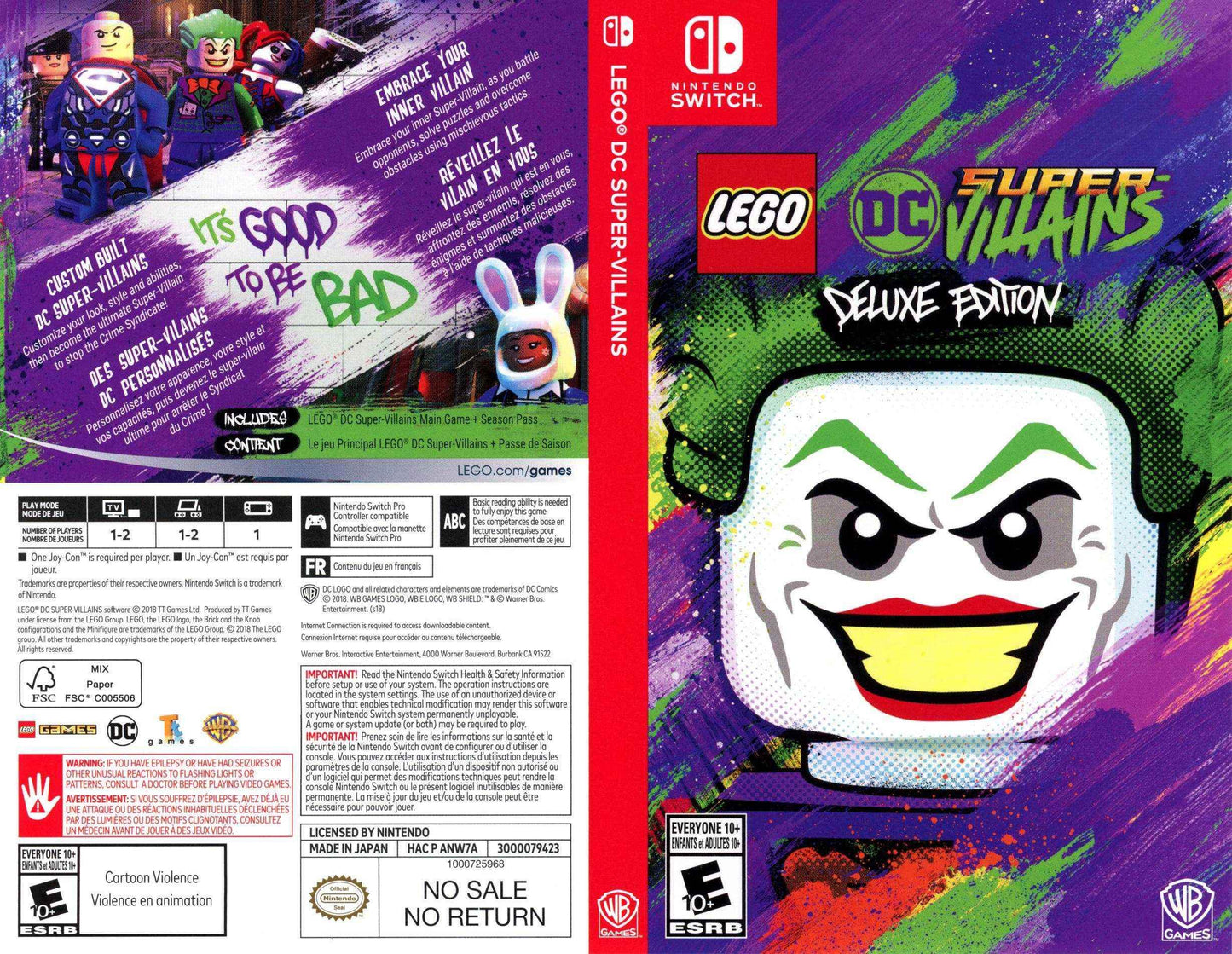 Lego DC Super-Villains Cover Art - WOI Solutions