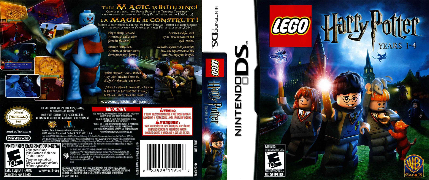 Lego Harry Potter Years 1 to 4 Cover Art - WOI Solutions