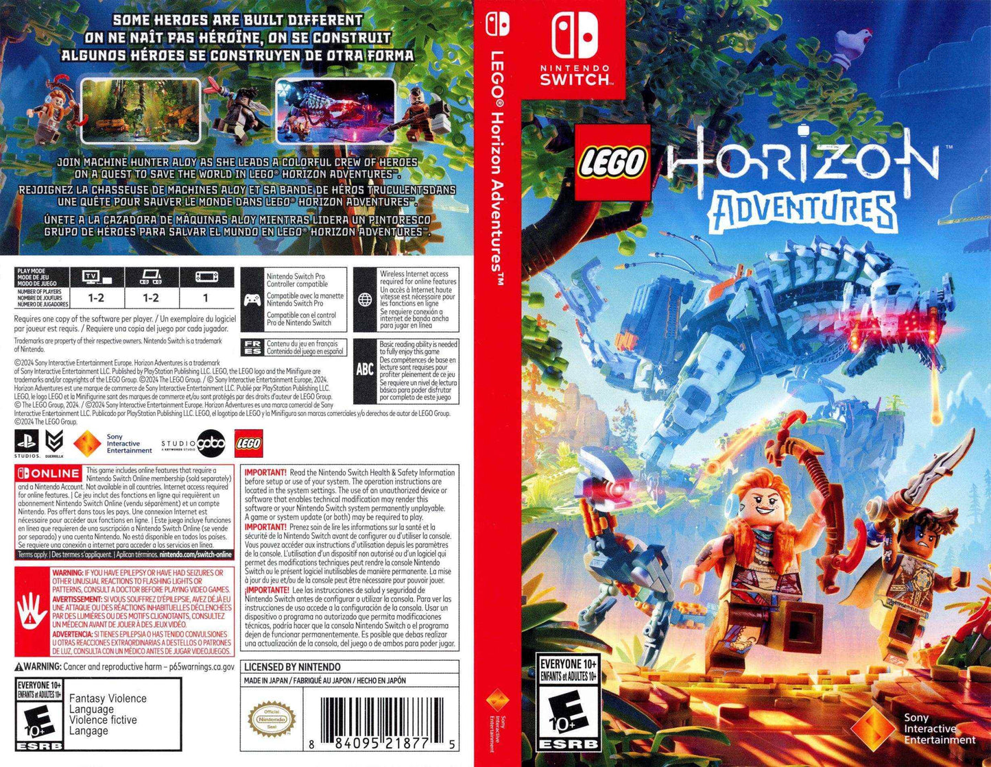 Lego Horizon Adventures Cover Art - WOI Solutions