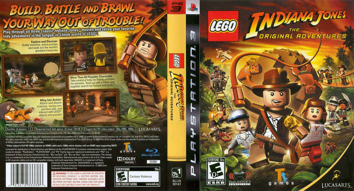 Lego Indiana Jones The Original Adventures Cover Art - WOI Solutions