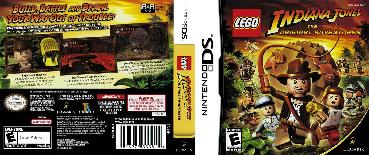 Lego Indiana Jones The Original Adventures Cover Art - WOI Solutions
