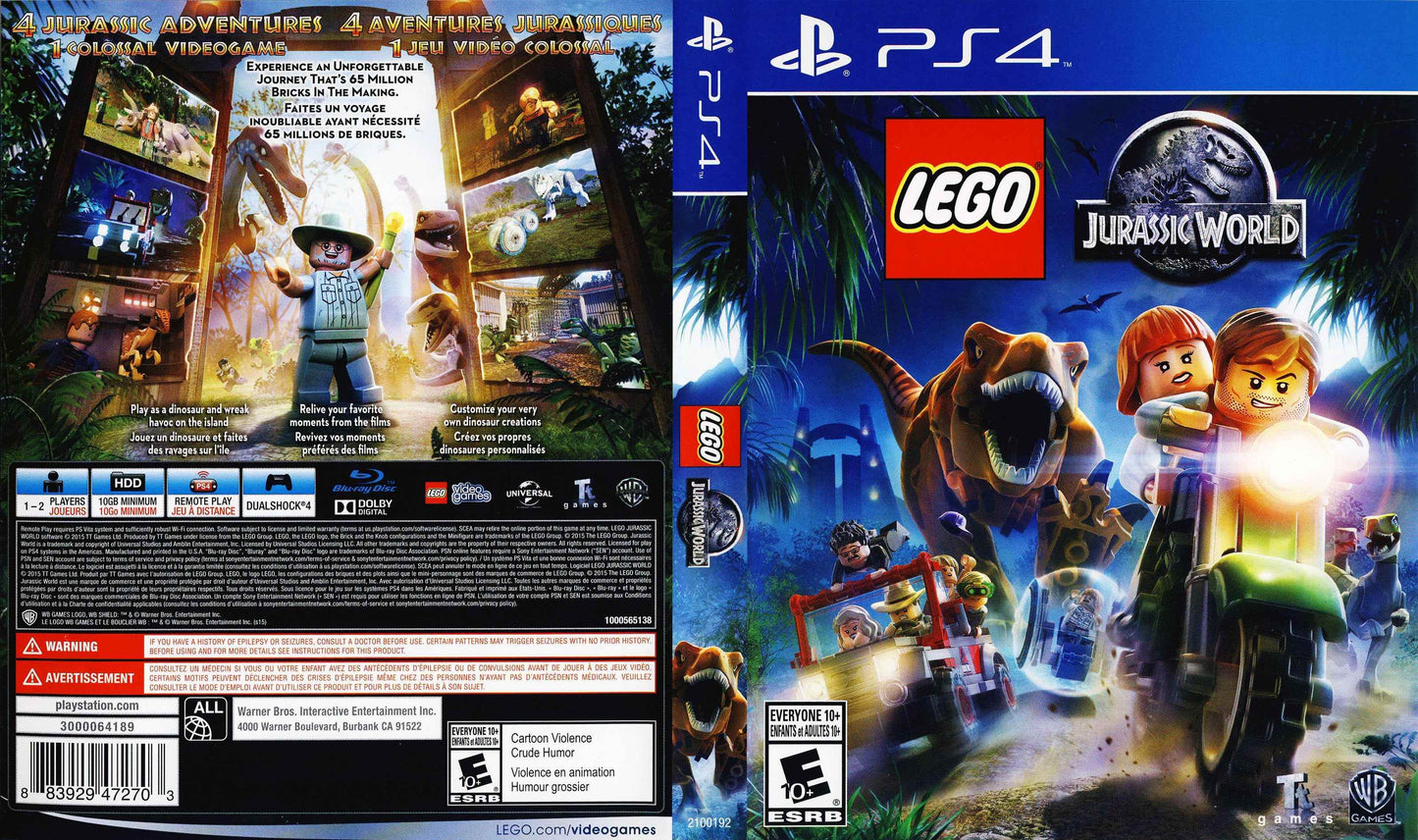 Lego Jurassic World Cover Art - WOI Solutions