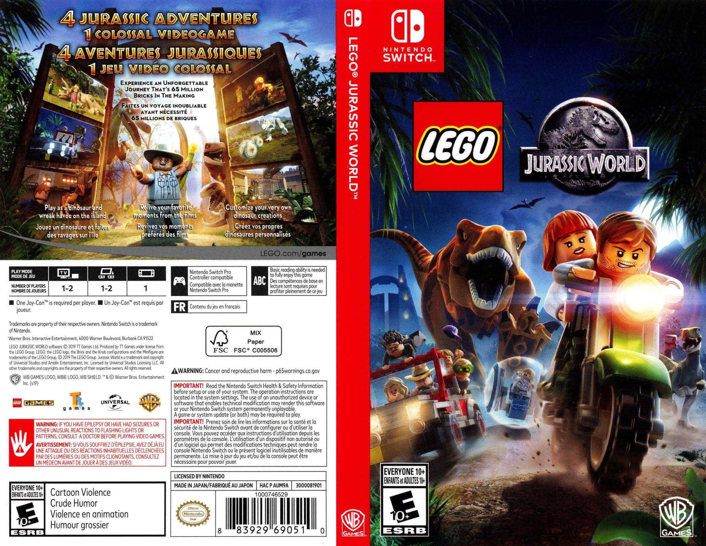 Lego Jurassic World Cover Art - WOI Solutions