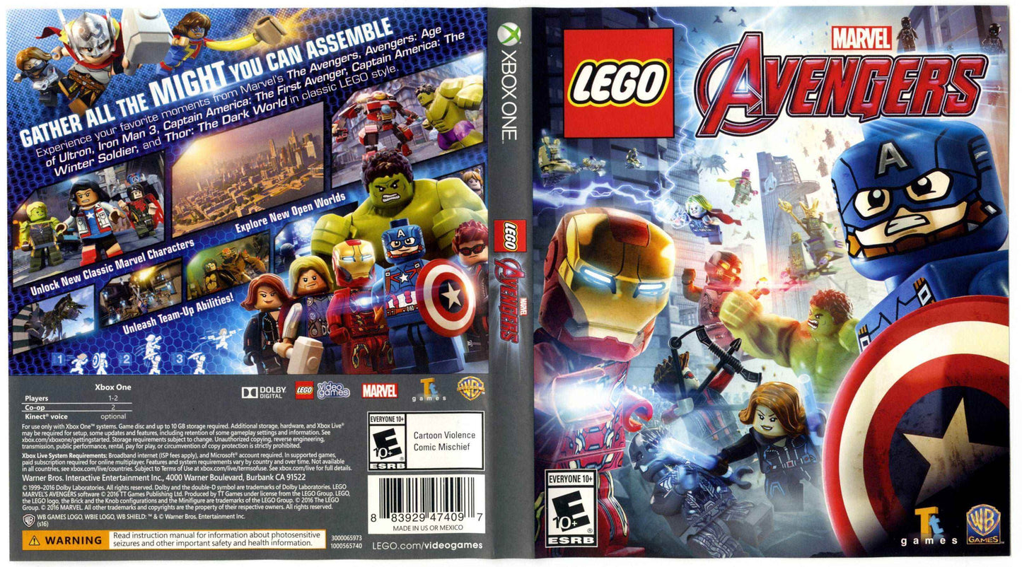 Lego Marvel Avengers Cover Art - WOI Solutions