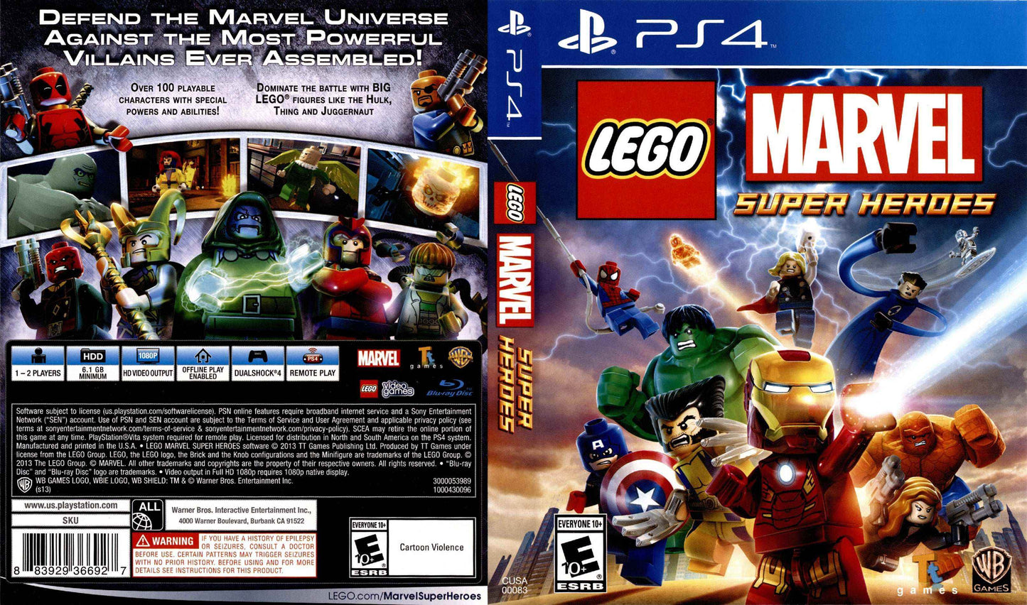 Lego Marvel Super Heroes Cover Art - WOI Solutions