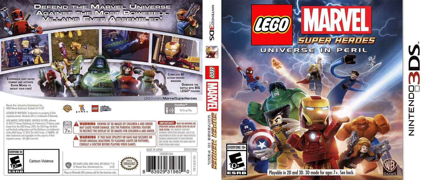 Lego Marvel Super Heroes Universe in Peril Cover Art - WOI Solutions
