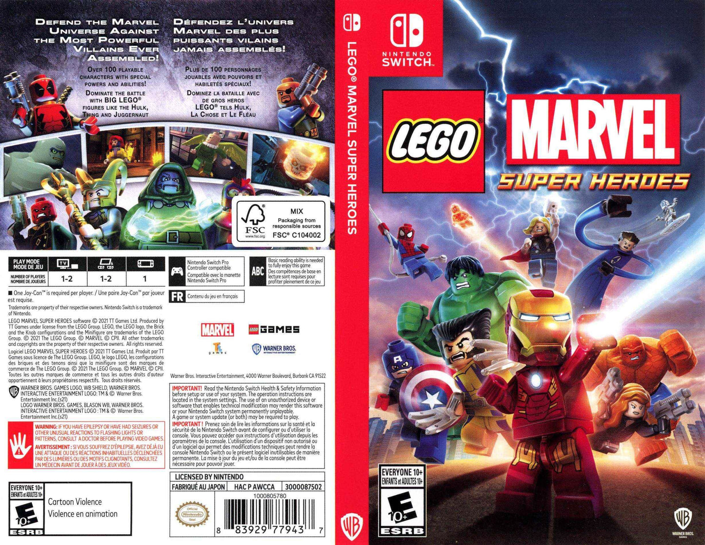Lego Marvel Super Heroes Cover Art - WOI Solutions