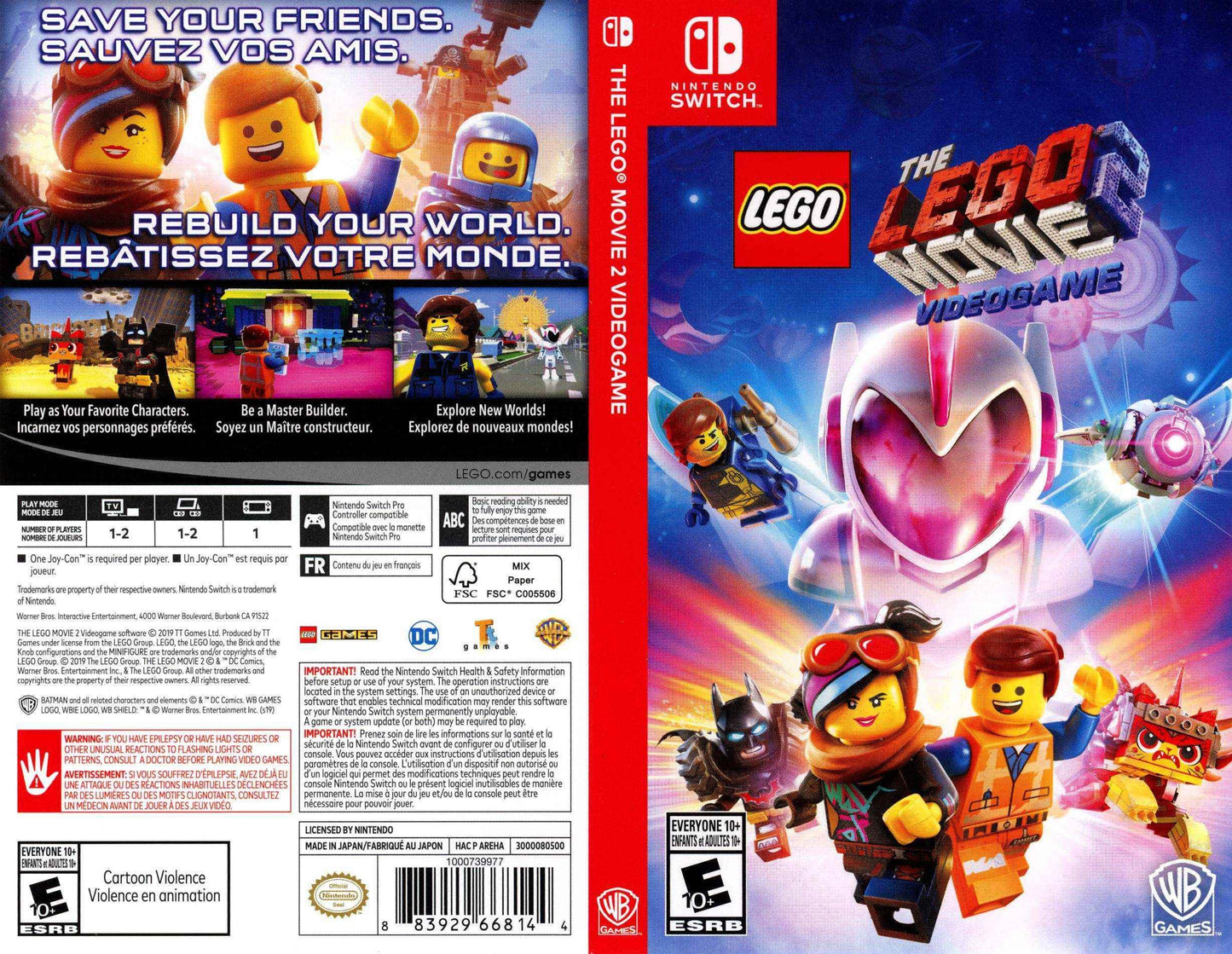 Lego Movie 2 Videogame Cover Art - WOI Solutions