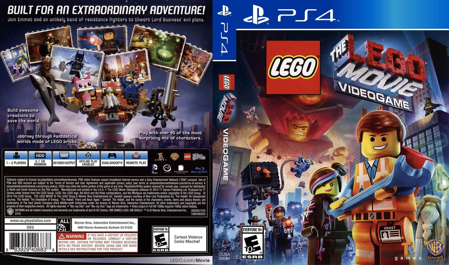 Lego Movie Videogame, The Cover Art - WOI Solutions