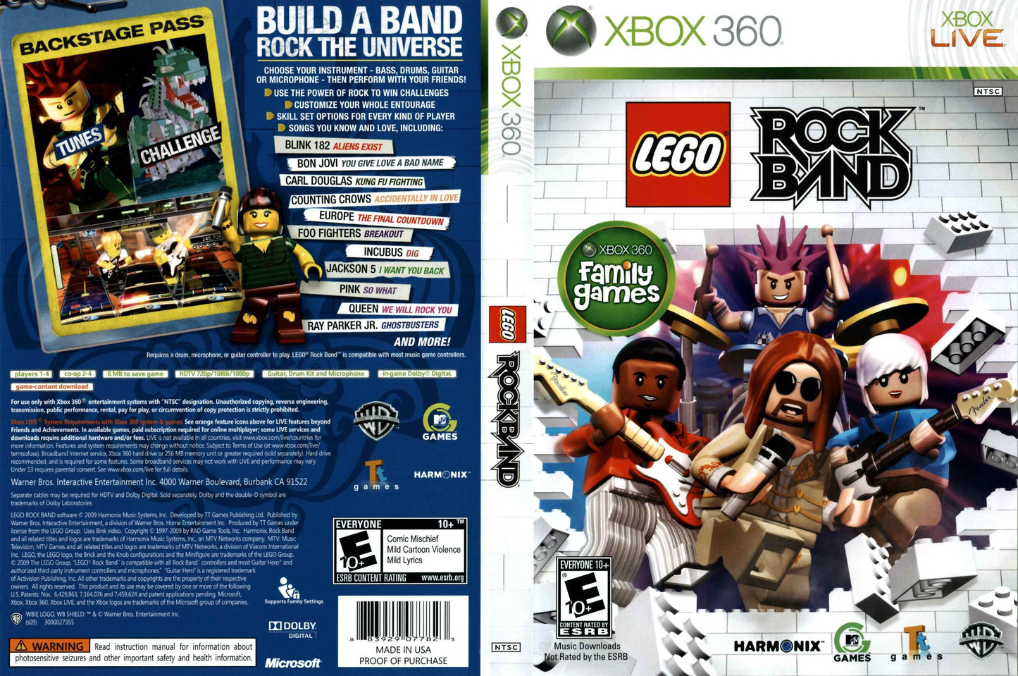 Lego Rock Band Cover Art - WOI Solutions