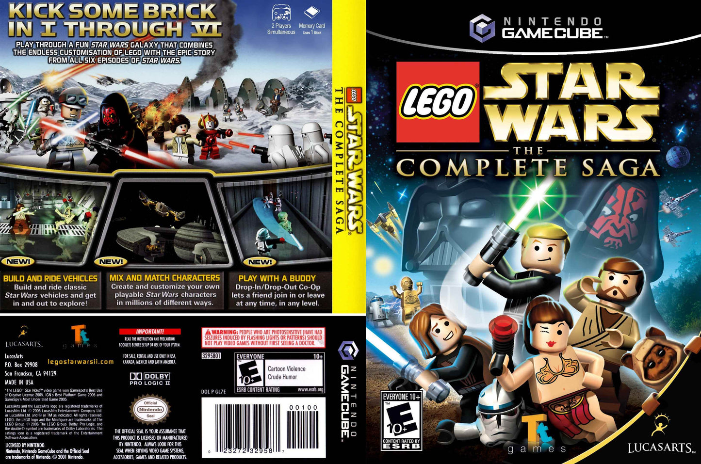 Lego Star Wars - The Complete Saga Cover Art - WOI Solutions