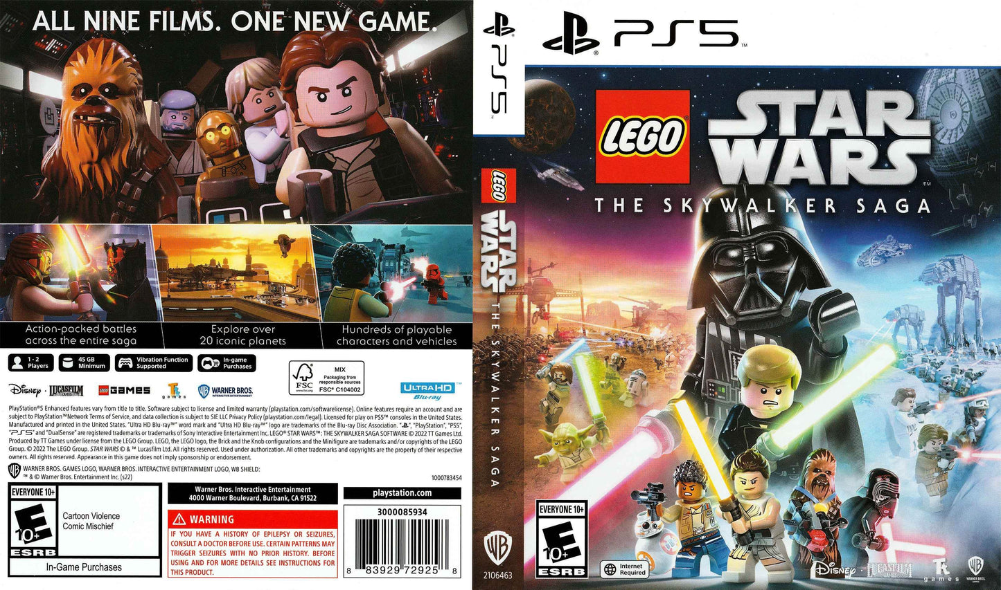 Lego Star Wars - The Skywalker Saga Cover Art - WOI Solutions