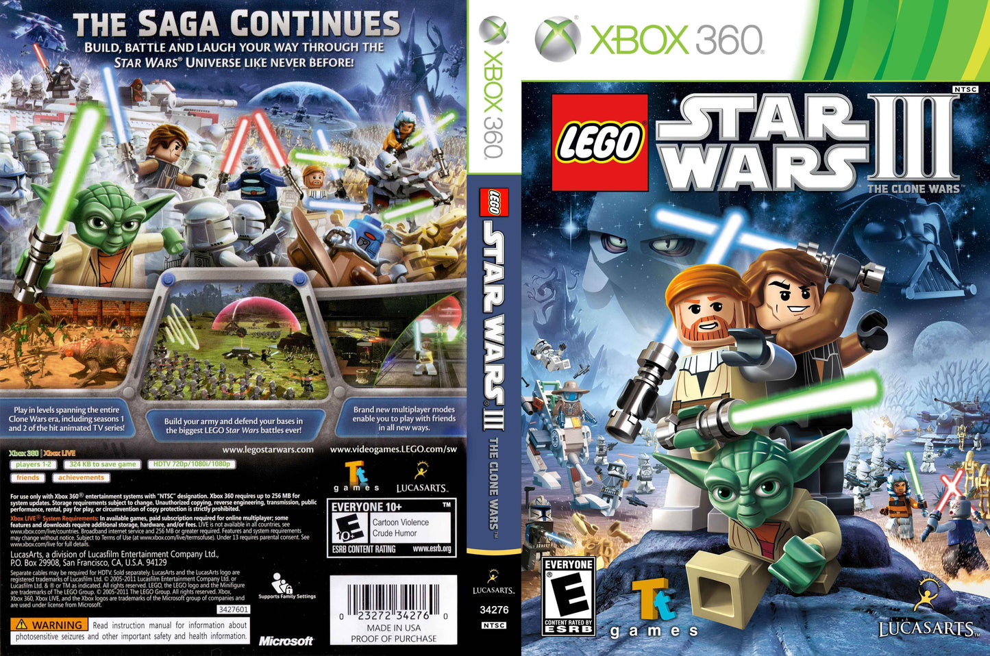 Lego Star Wars III The Clone Wars Cover Art - WOI Solutions