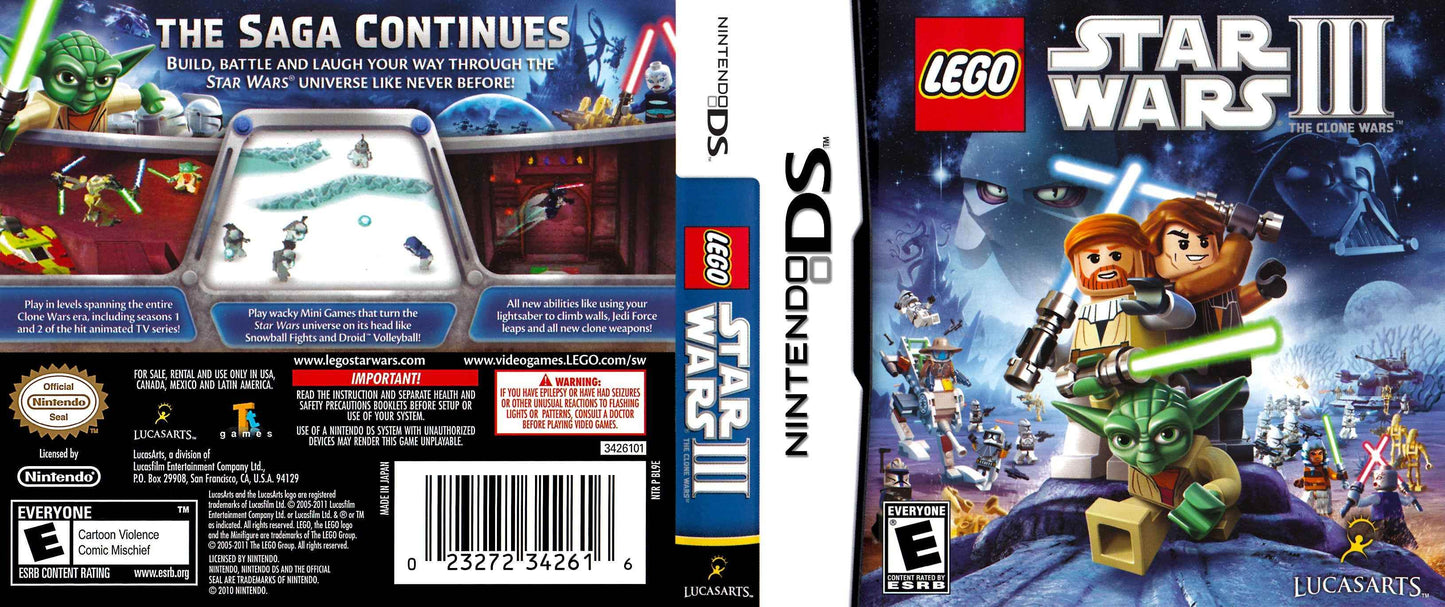 Lego Star Wars III The Clone Wars Cover Art - WOI Solutions